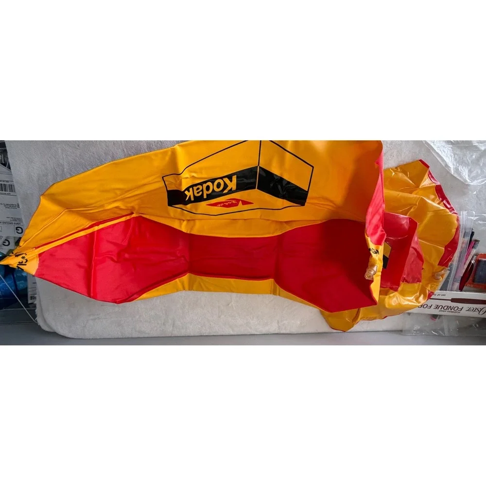 Vintage Kodak Jumbo Inflatable Beach Ball Set Lot of 2 Photography Promo Film